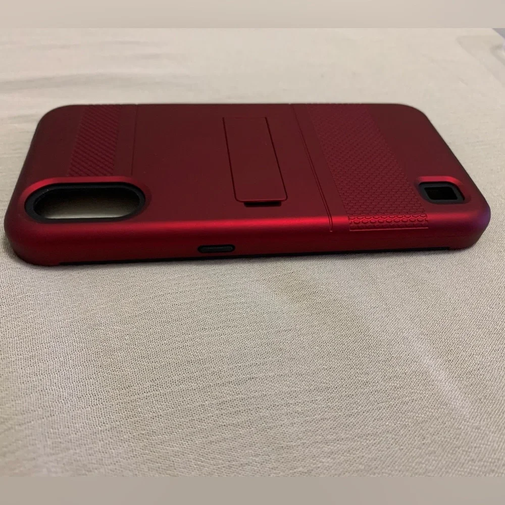 Samsung Galaxy A01 KICK+| Dual-Layer Protective Kickstand Case Metro by T-Mobile